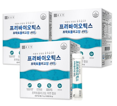  쾌변으로 상쾌하게 ~종근당 프리바이오틱스 강추!
