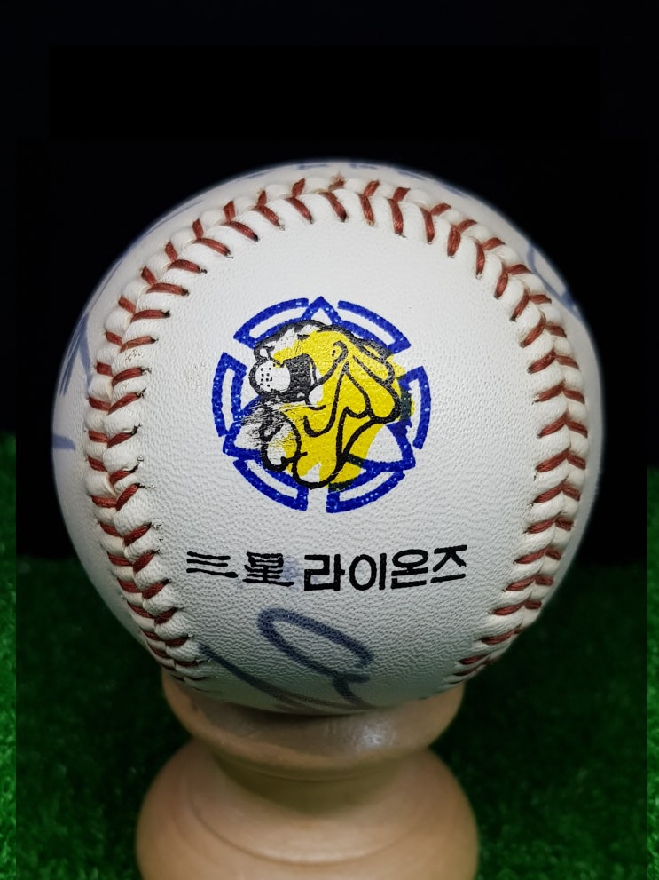 #96. <b>삼성</b> 원년 로고볼 - 양일환, <b>이만수</b>, <b>김시진</b>, 오대석
