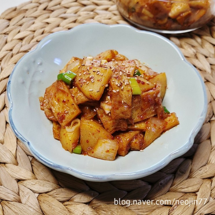 Jinny's집밥레시피 백종원 어묵감자볶음 맛있는 밑반찬 어묵요리