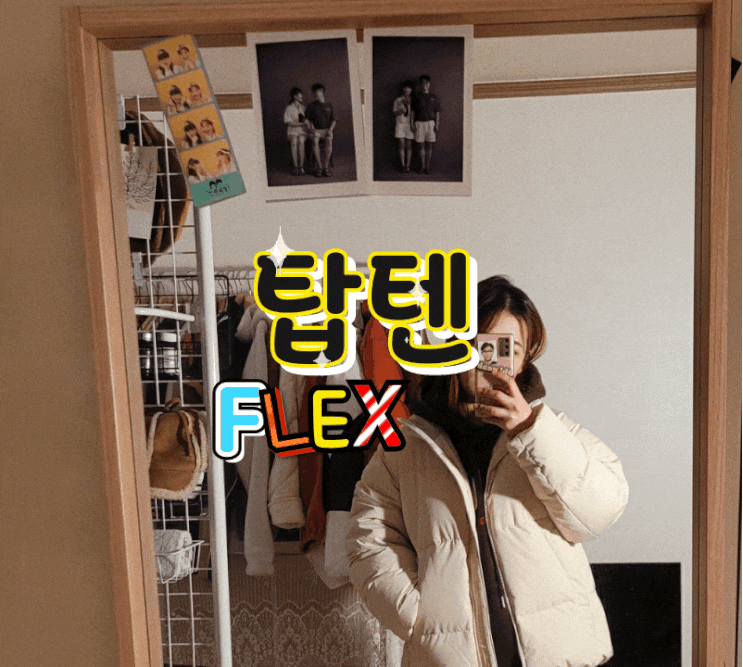  탑텐 1+1세일할때 구매한 숏패딩,경량패딩.맨투맨 FLEX한 후기
