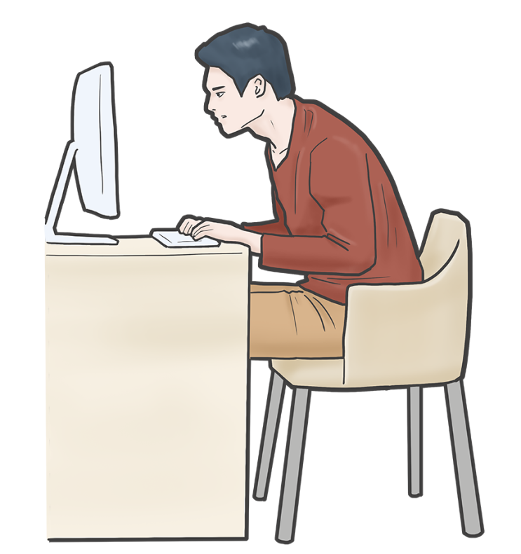  일산, 어깨통증 원인 - 거북목, 굽은 등, 굽은 어깨, 둥근 어깨, 구부정한 자세 - 가로세로 한의원 일산점