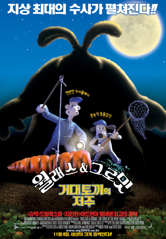  [영화리뷰] 42. 윌레스와 그로밋 - 거대 토끼의 저주(2005) : 채식 공포 영화!