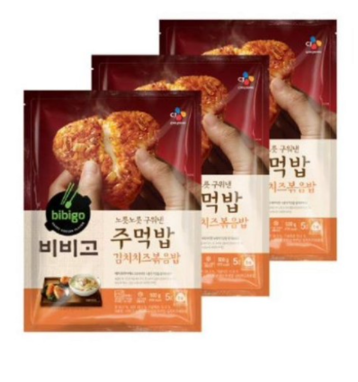  한손으로 즐기는 간편한 한끼 비비고 김치치즈주먹밥