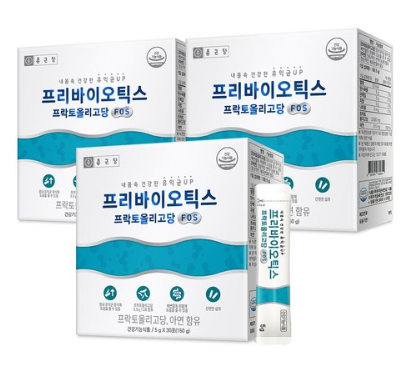  쾌변으로 상쾌하게 시작하고 싶으시다면 종근당 프리바이오틱스 강추!
