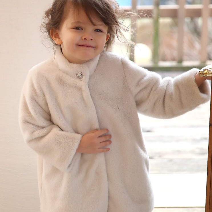 리덤 자체 개발 NOEMIE 에코 퍼 아동 가을겨울 코트 추천