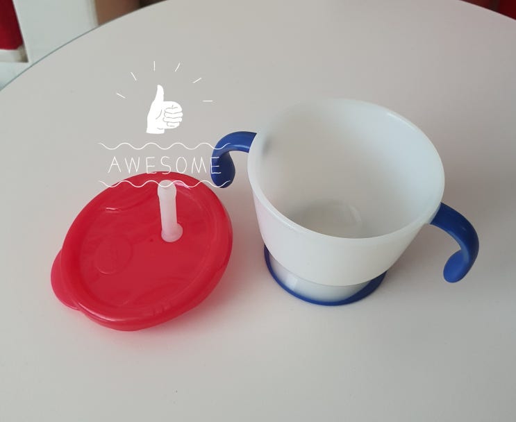  아기가 처음 만나는 빨대컵 릿첼 첫걸음 빨대컵