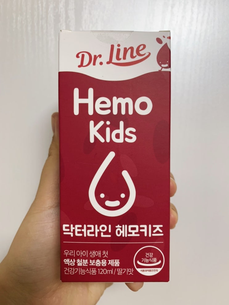  닥터라인헤모키즈 딸기맛 액상철분제 (유아철분제)