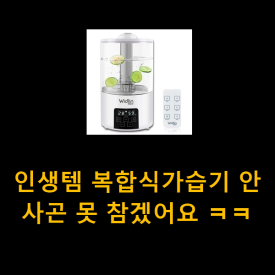 인생템 복합식가습기 안사곤 못 참겠어요 ㅋㅋ 인생템 복합식가습기 안사곤 못 참겠어요 ㅋㅋ