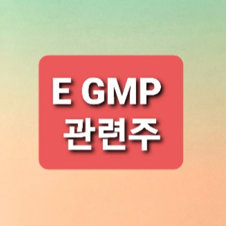 E GMP 관련주정리 E GMP 관련주정리