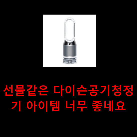 선물같은 다이슨공기청정기 아이템 너무 좋네요 선물같은 다이슨공기청정기 아이템 너무 좋네요