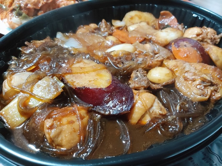 성동구 배달 찜닭 맛있는곳 두찜 왕십리점 한마리닭 & 납작당면 후기 가격