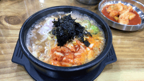 김치콩나물국밥 신부동 24시전주명가콩나물국밥 / 천안식후감