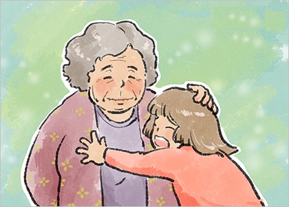 할머니 보고 싶어요... 할머니 보고 싶어요...