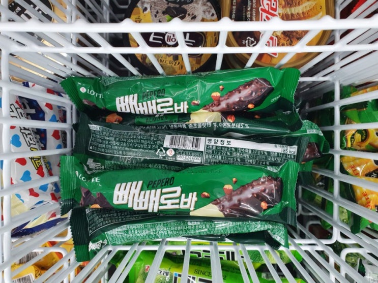  편의점 간식 신상 아이스크림 빼빼로바