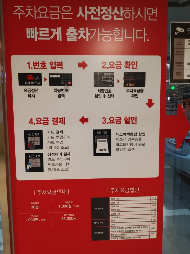  범계역 평촌 뉴코아아울렛 무료주차정보