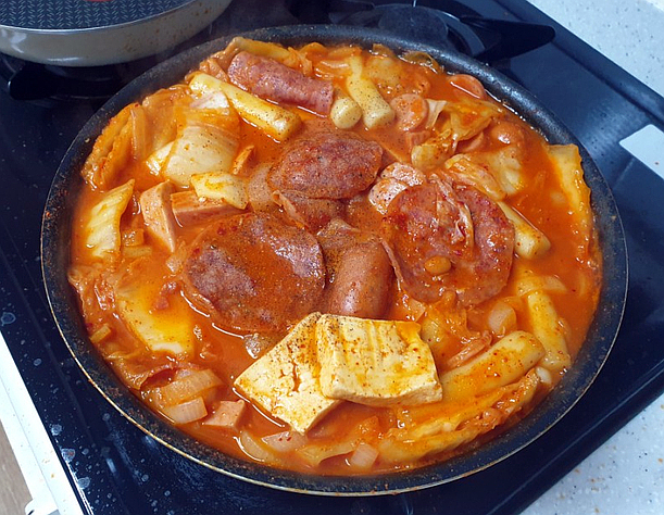  판매점에서 먹던 "부대찌개" 맛내기