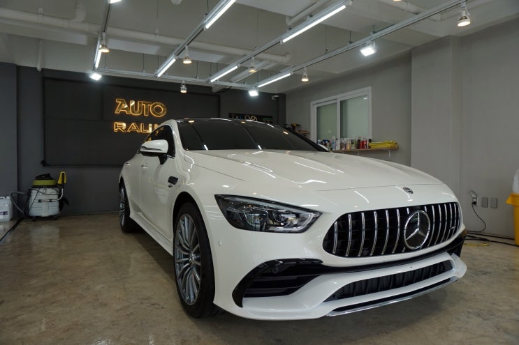  제주 벤츠 GT 43AMG 나노커버 전체 PPF 시공