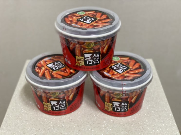  팔도 신상떡볶이 맵부심 틈새떡볶이