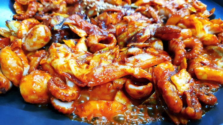  [불향가득한 쭈꾸미맛집]연천전곡에 위치한 난타해물왕칼국수&쭈꾸미/쌀쌀한 날씨에 매콤한 쭈꾸미볶음