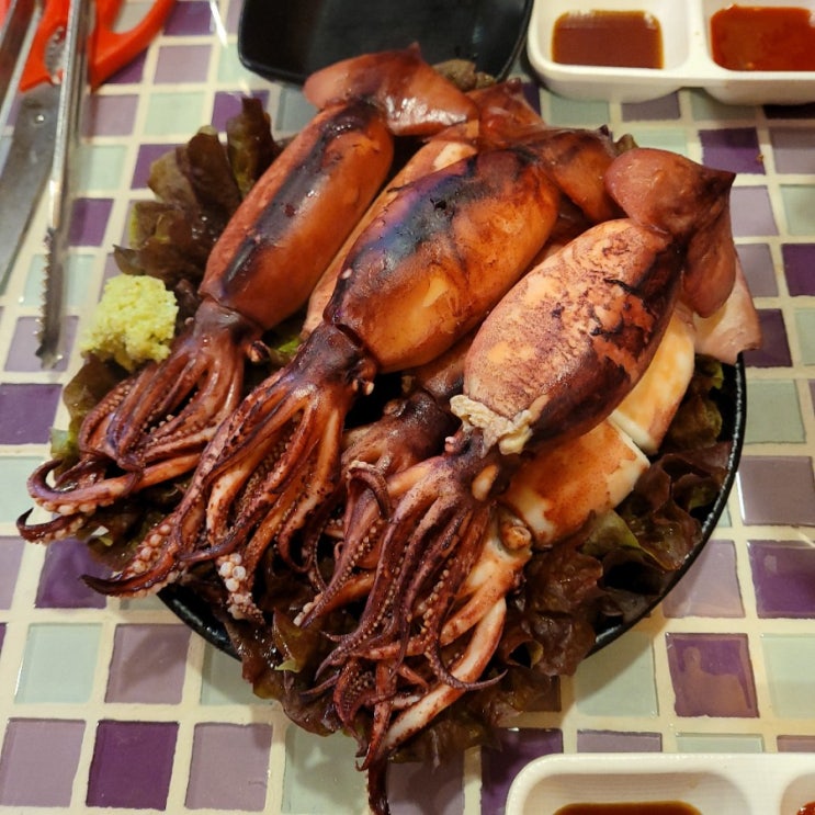 [구월동맛집] 어부김부장에서 총알오징어찜 먹고 왔어요.