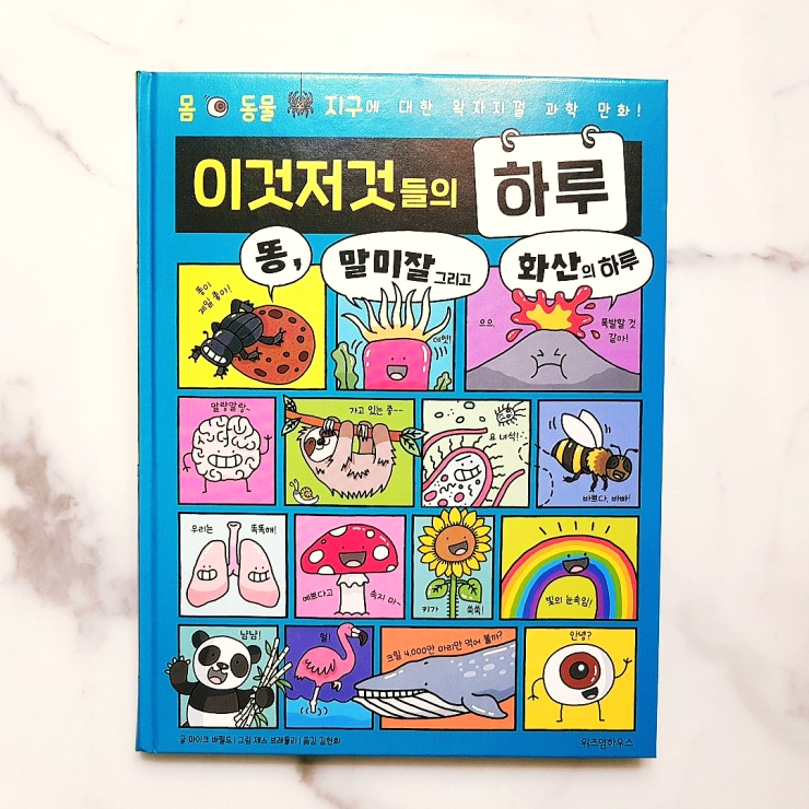  초등 과학 연계도서 :: 이것저것들의 하루 똥, 말미잘 그리고 화산의 하루
