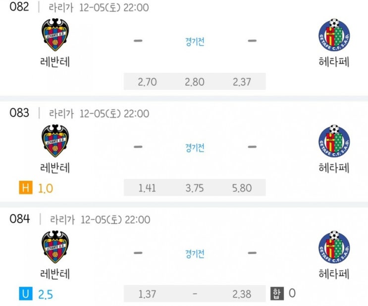 2020.12.05 라리가 레반테 헤타페 | 세비야 레알마드리드 | AT마드리드 바야돌리드 | 카디스 바르셀로나 2020.12.05 라리가 레반테 헤타페 | 세비야 레알마드리드 | AT마드리드 바야돌리드 | 카디스 바르셀로나