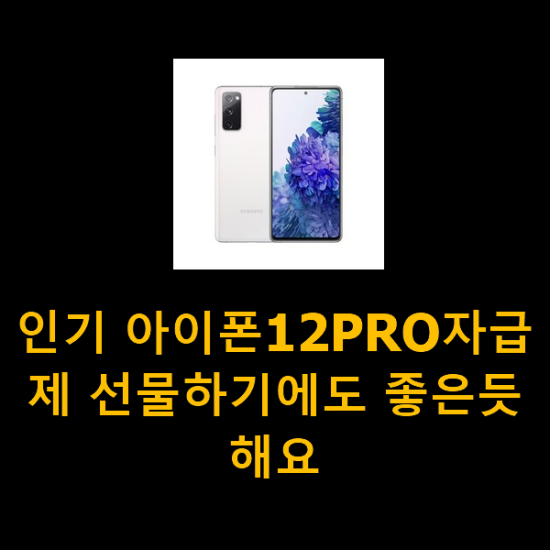 인기 아이폰12PRO자급제 선물하기에도 좋은듯 해요 인기 아이폰12PRO자급제 선물하기에도 좋은듯 해요