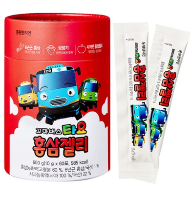  천지인 꼬마버스 타요 홍삼젤리