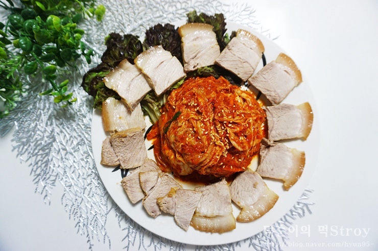  돼지수육 삶는법 백종원 레시피로