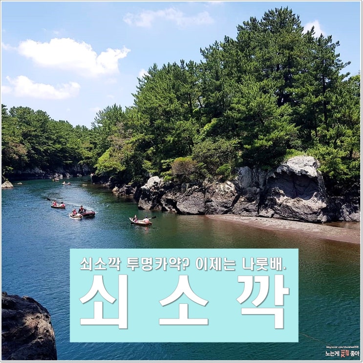 제주도 쇠소깍 재미나는 투명카약!