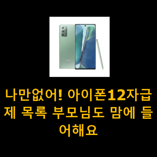 나만없어! 아이폰12자급제 목록 부모님도 맘에 들어해요 나만없어! 아이폰12자급제 목록 부모님도 맘에 들어해요