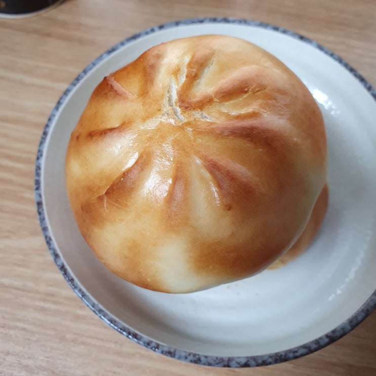  호빵먹는 겨울 일상