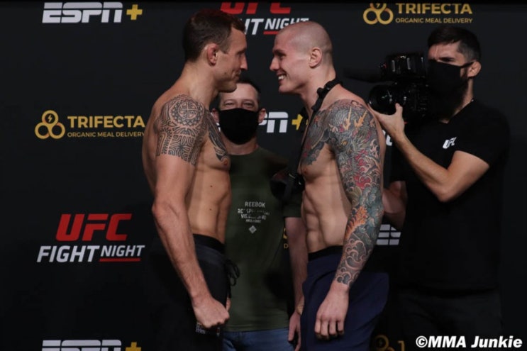 UFC 베가스 16: 헤르만손 vs 베토리 계체 결과 UFC 베가스 16: 헤르만손 vs 베토리 계체 결과