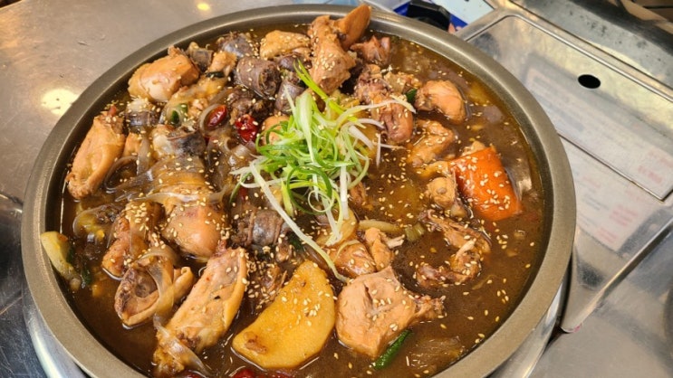  연산동 찜닭 조선닭도리, 순대사리에 만두튀김까지