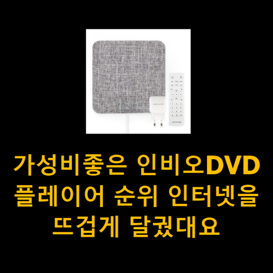 가성비좋은 인비오DVD플레이어 순위 인터넷을 뜨겁게 달궜대요