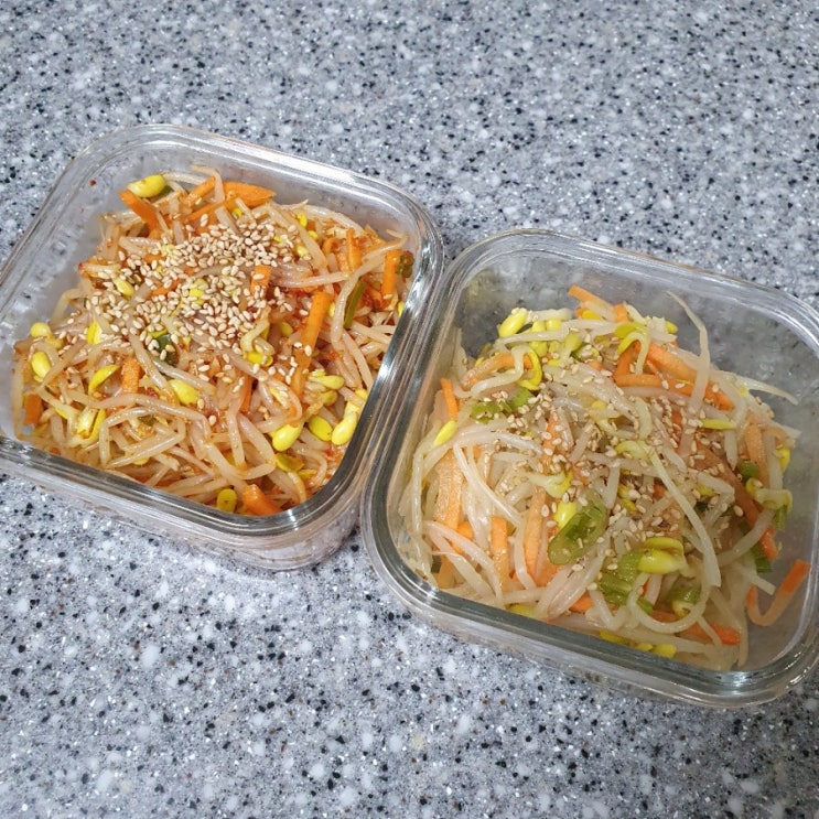  아삭한 콩나물 무침 만들기(아이반찬, 어른반찬)
