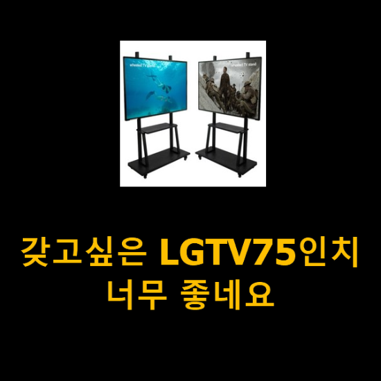 갖고싶은 LGTV75인치 너무 좋네요