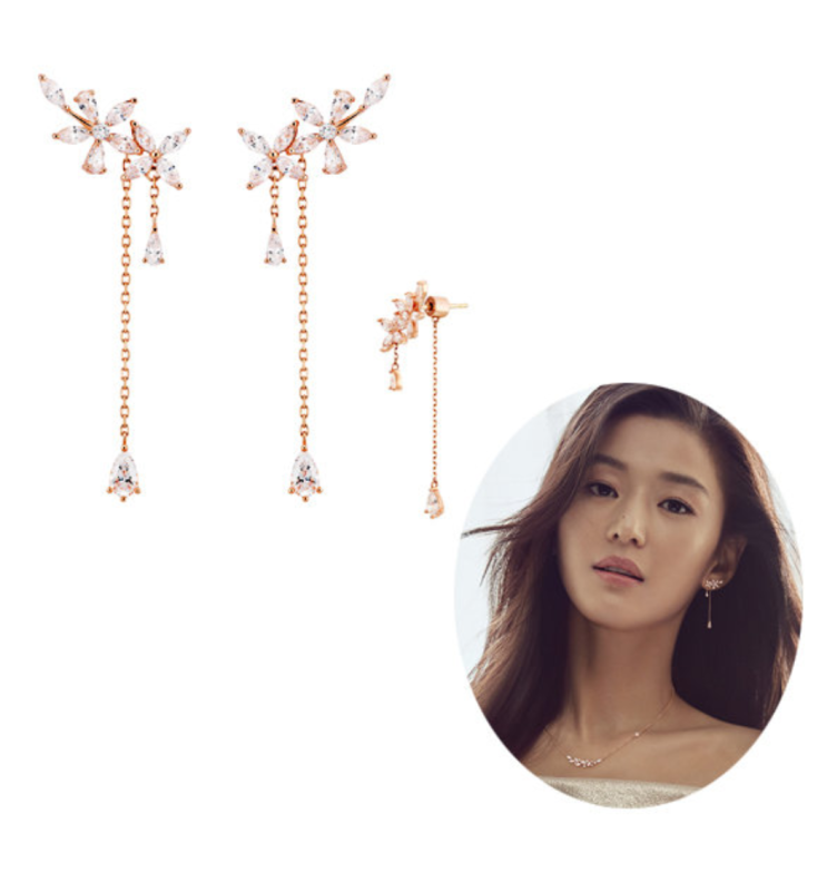  [스톤헨지] T0768 14K 큐빅드롭귀걸이