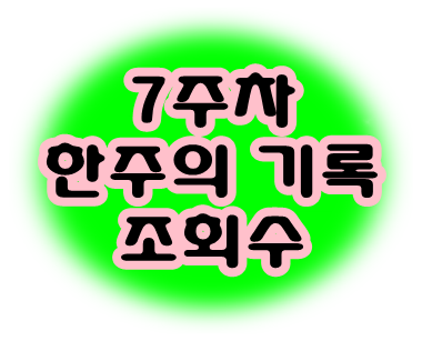 7주차 블로그 조회수 방문자