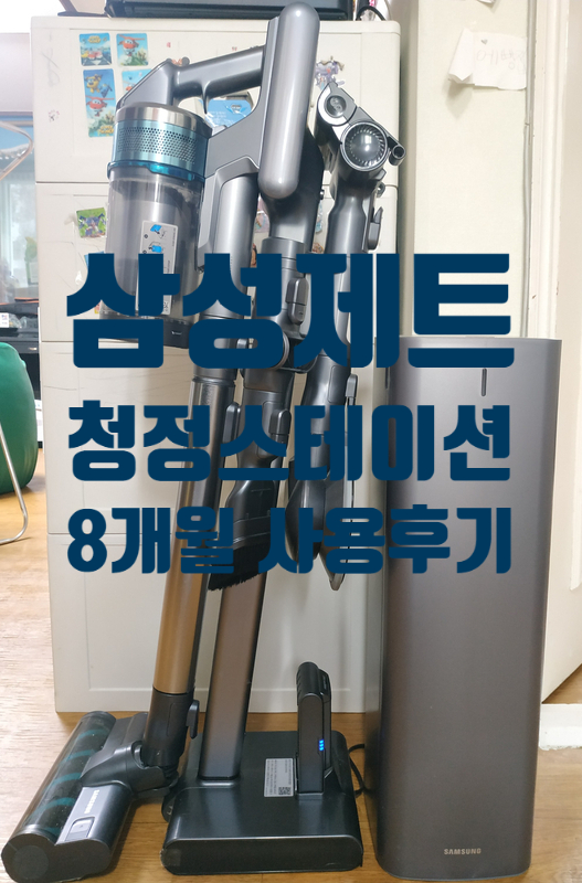  [가전제품 사용후기] 충동구매로 구입한 삼성제트 청소기 VS20T9279S6CS 8개월 사용후기 / 청정스테이션 사용후기