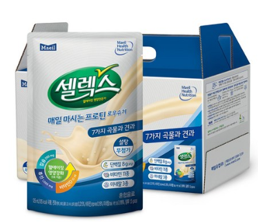  당과 칼로리를 낮춘 마시는 단백질 보충제인 셀렉스 매일 마시는 프로틴 로우슈거로 하루 단백질을 보충하자.