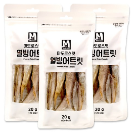  댕댕이들의 건강한 입맛을 찾아주는 열빙어간식
