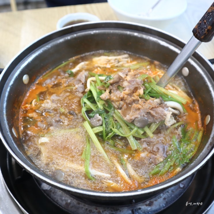  울산 간절곶 서생 맛집, 얼크니손칼국수 : 샤브샤브+손칼국수+볶음밥