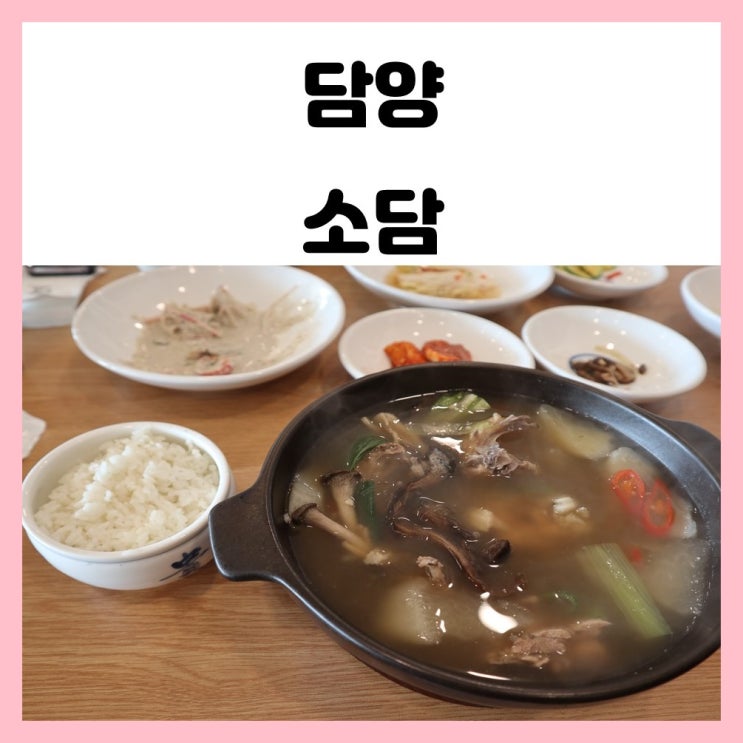 담양 맛집 소담 점심에 능이 닭장 먹으러 왔어요 담양 맛집 소담 점심에 능이 닭장 먹으러 왔어요