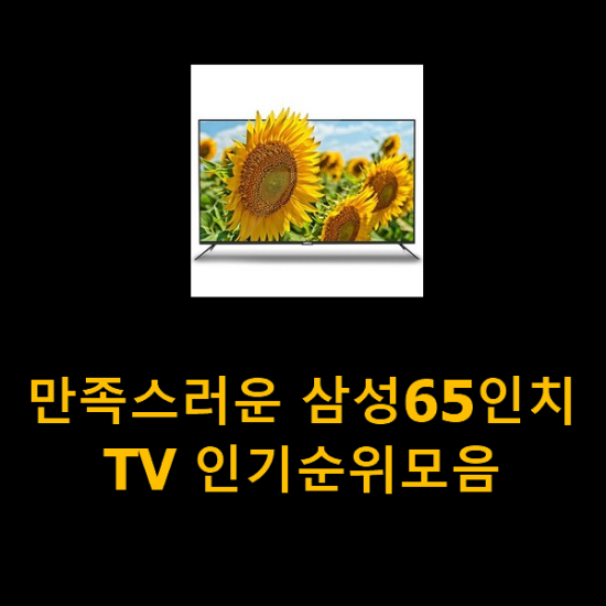 만족스러운 삼성65인치TV 인기순위모음