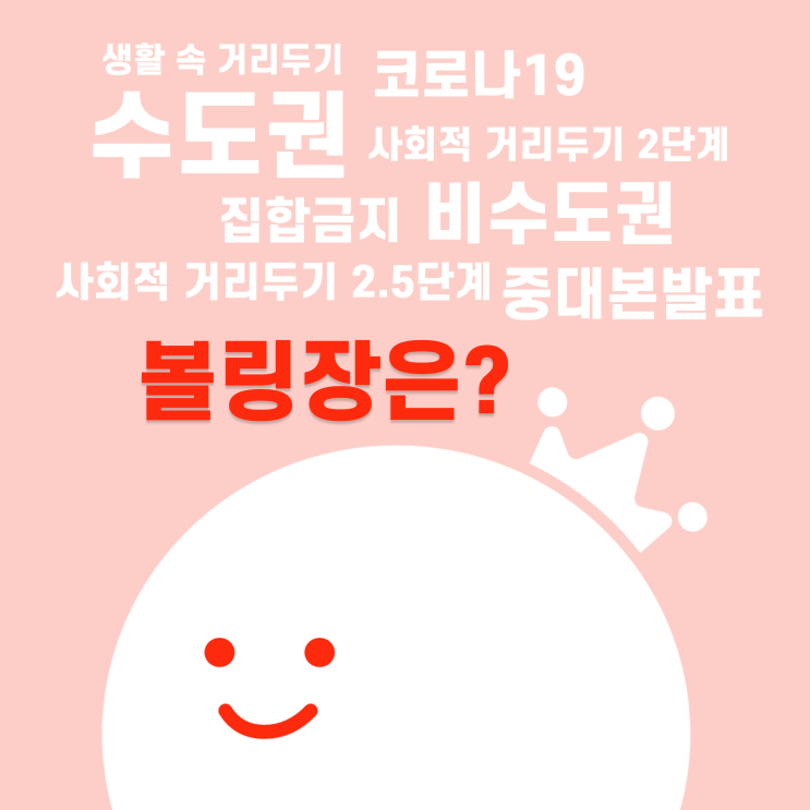 [볼링왕] 코로나 2.5단계? 2단계? 사회적 거리두기 볼링장은? 12월 07일 내용 업데이트!