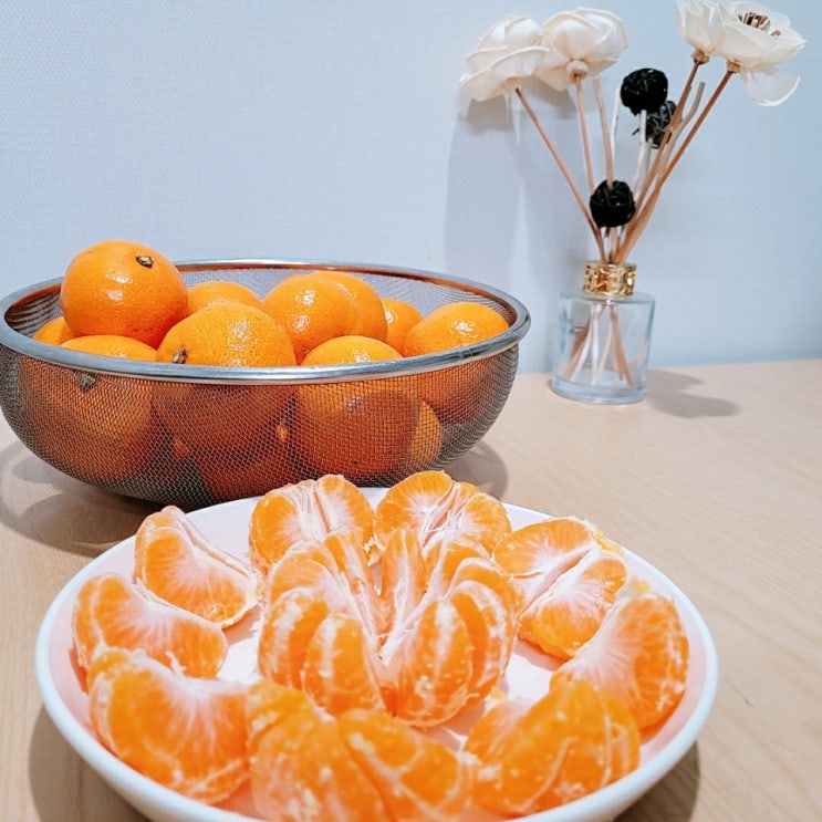 부산과일 배달 훈남과일에서 귤5kg 너무 달콤해요