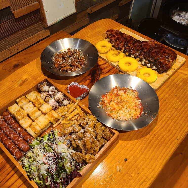  양평 생각이나 펜션 / 바베큐 파티 하고 왔습니당 !!