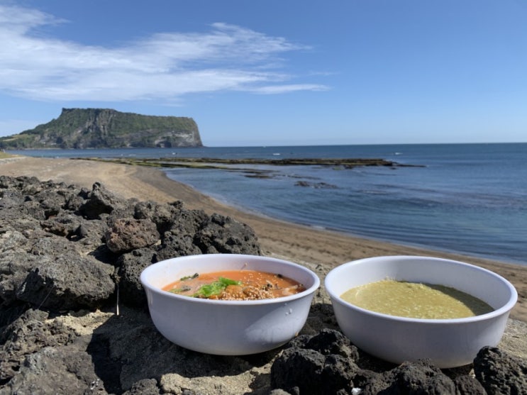  빵이맛집:)제주도성산일출봉맛집"백기해녀의집"