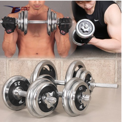  같은무게 작은 부피의 조립 덤벨을 원하시면 포스스포츠 스피드 조립 크롬아령 덤벨(10kg~43kg세트)을 사용해 보세요.